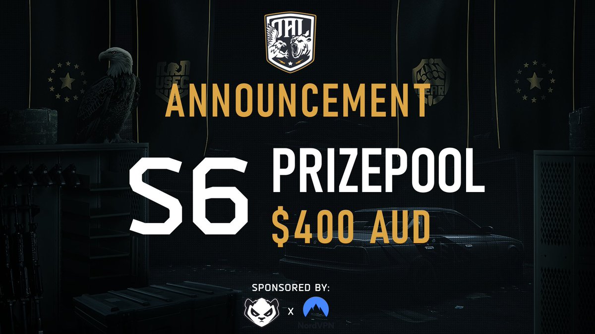 Oceanic Arena League (@eftarenaoce) on Twitter photo 🚨Season Announcement🚨
OAL S6 signups are now open to APAC teams!
🔗forms.gle/7H7vPtJxCEuD8c…
Sponsored by <a href="/PandaricEFT/">PandaricEFT</a> in partnership with NordVPN. 🛡️74% OFF the best VPN service: tinyurl.com/PandaricVPN
#OAL | #TarkovArena 🚨Season Announcement🚨
OAL S6 signups are now open to APAC teams!
🔗forms.gle/7H7vPtJxCEuD8c…
Sponsored by <a href="/PandaricEFT/">PandaricEFT</a> in partnership with NordVPN. 🛡️74% OFF the best VPN service: tinyurl.com/PandaricVPN
#OAL | #TarkovArena