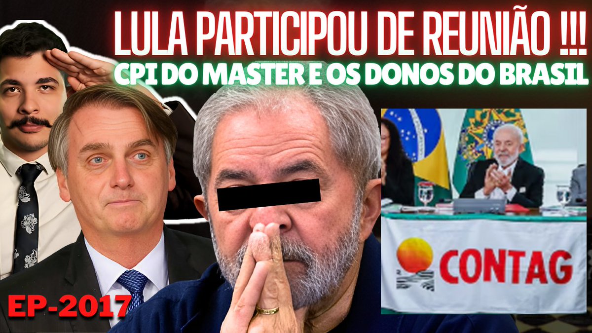 INSS: Lula PARTICIPOU de REUNIÃO Com a Contag no PLANALTO + CPI do Master e os Donos do Brasil.
youtu.be/txpkc81_yf8