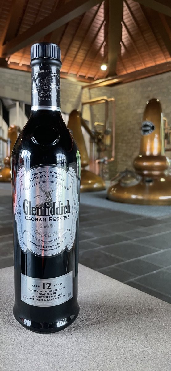 Loved the surprise back catalogue drams on the <a href="/GlenfiddichSMW/">Glenfiddich Whisky</a> tour <a href="/spirit_speyside/">Spirit of Speyside Whisky Festival</a> The Glenfiddich Aged over 8 years was distilled in 1960s using direct coal fired stills with worm tub condensers and bottled in the 1970s. Caoran Reserve 12yo - a peated cask finish from 2010 🥃