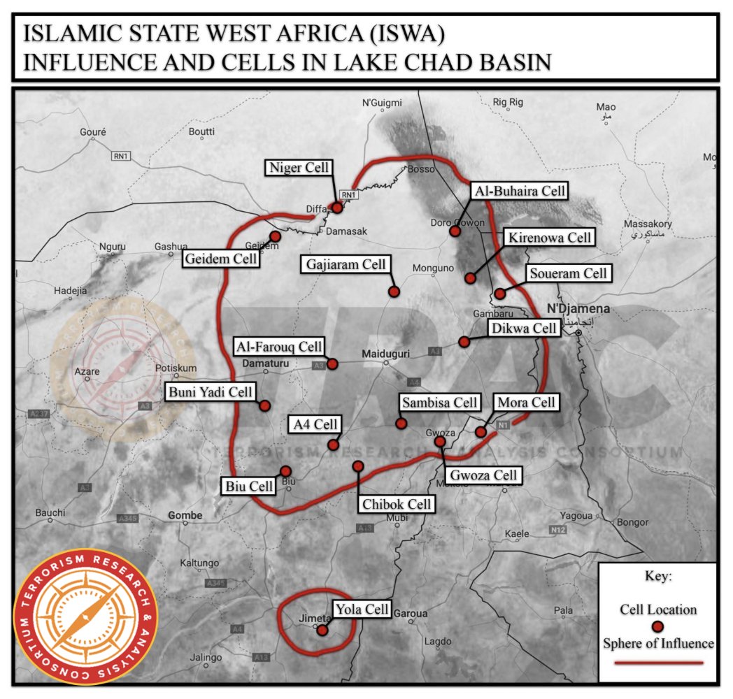 #Nigeria: #ISWA continues its relentless march across #Borno.

This month, operations crept closer to the capital, #Maiduguri. 

ISWA is definitely preparing the ground for a symbolic strike—or even a short-term blockade. 

Strategic positioning, not random violence.

#ISWA