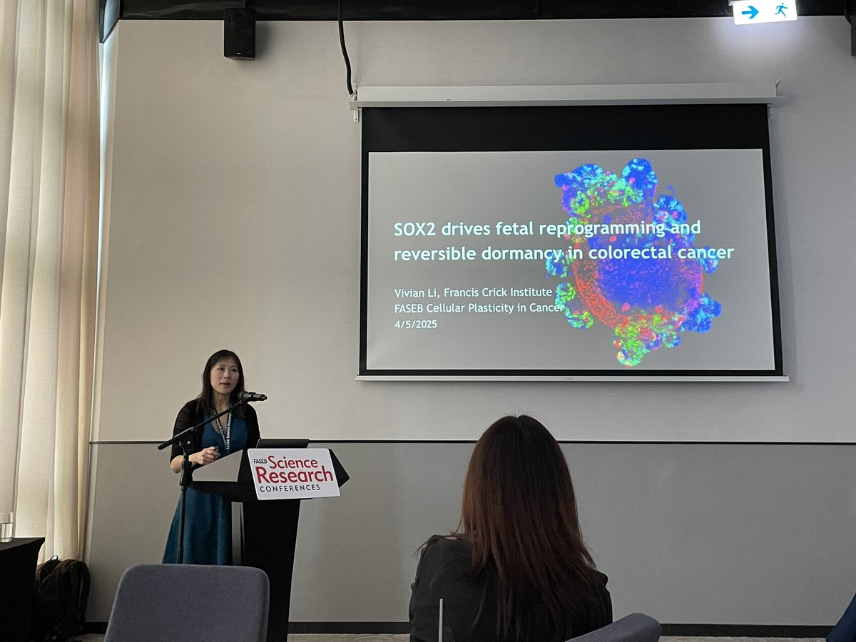 Great final session on the first day at the #CPCSRC <a href="/FASEBorg/">FASEB</a> meeting by Ankur Sharma and <a href="/VivianLiLab/">Vivian Li</a> - New roles of oncofetal reprogramming in cancer!