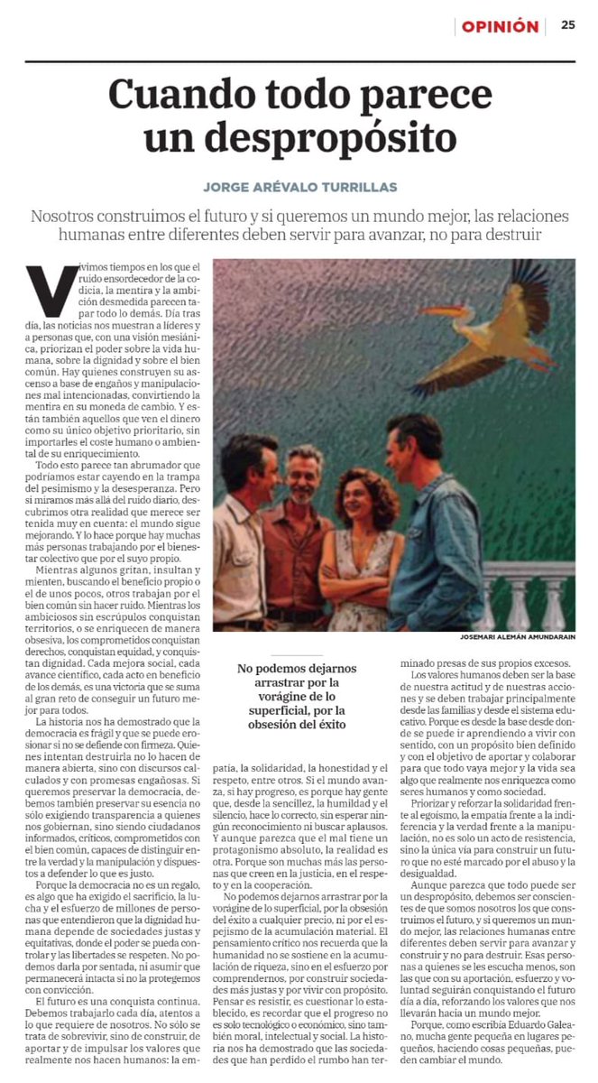 Cuando muchas veces el ruido , aunque sea real, tapa lo verdaderamente importante...