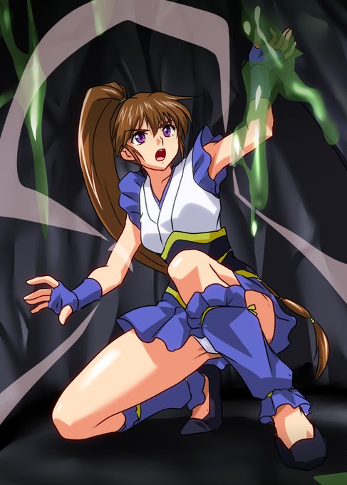 緑色といえばグリーンスライム
#みどりの日 
#淫獣聖戦 