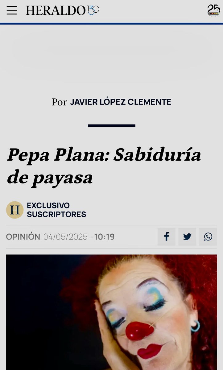 Cia. Pepa Plana (@pepaplana) on Twitter photo 📢 hoy a las 19h segunda y última función de #ACadaPaso en el <a href="/teatroestacion/">Teatro de la Estación</a>
A #JavierLopezClemente parece que le ha gustado 🤩
heraldo.es/noticias/ocio-… 📢 hoy a las 19h segunda y última función de #ACadaPaso en el <a href="/teatroestacion/">Teatro de la Estación</a>
A #JavierLopezClemente parece que le ha gustado 🤩
heraldo.es/noticias/ocio-…