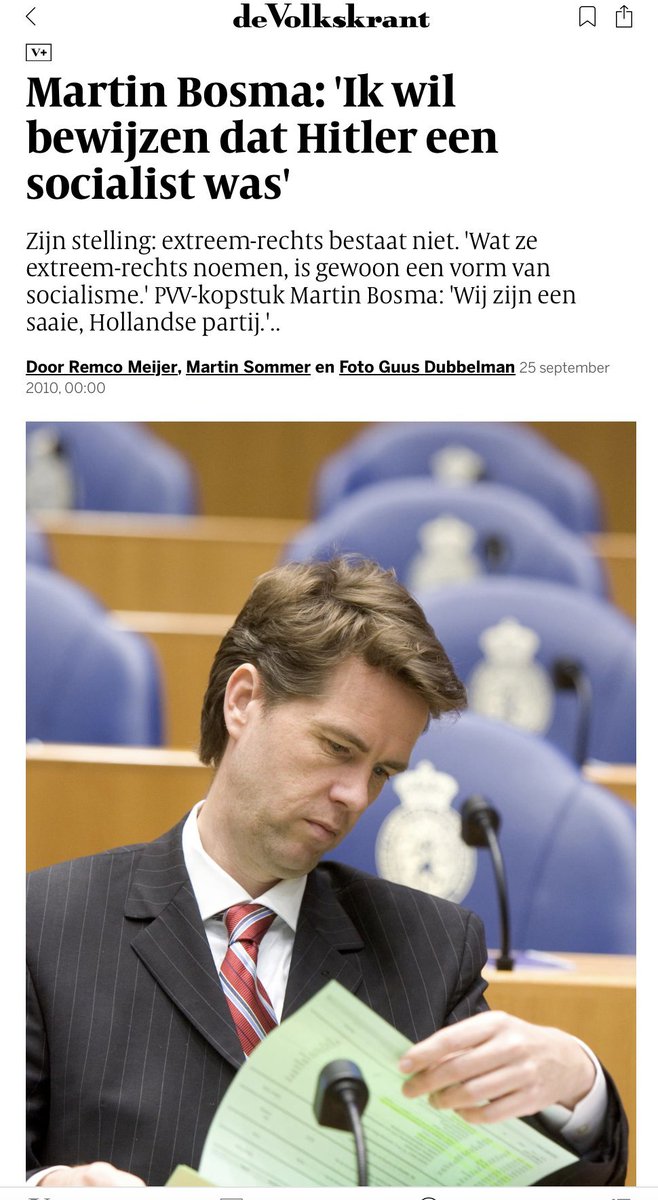 PGKroeger's tweet photo. Even onthouden. Martin Bosma beweert - net als de AfD - dat Hitler een socialist was en zijn tirannie links. Op een dag als deze niet veronachtzamen. #BetrouwbareBronnen dook er in.  https://t.co/ubrQdy1NAZ https://t.co/mcyMSwWe2r
