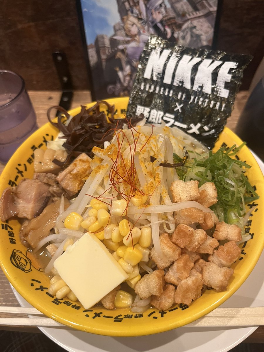 勝利の女神:NIKKE ラーメンどんぶり れんげ タンブラー 3点セット 野郎