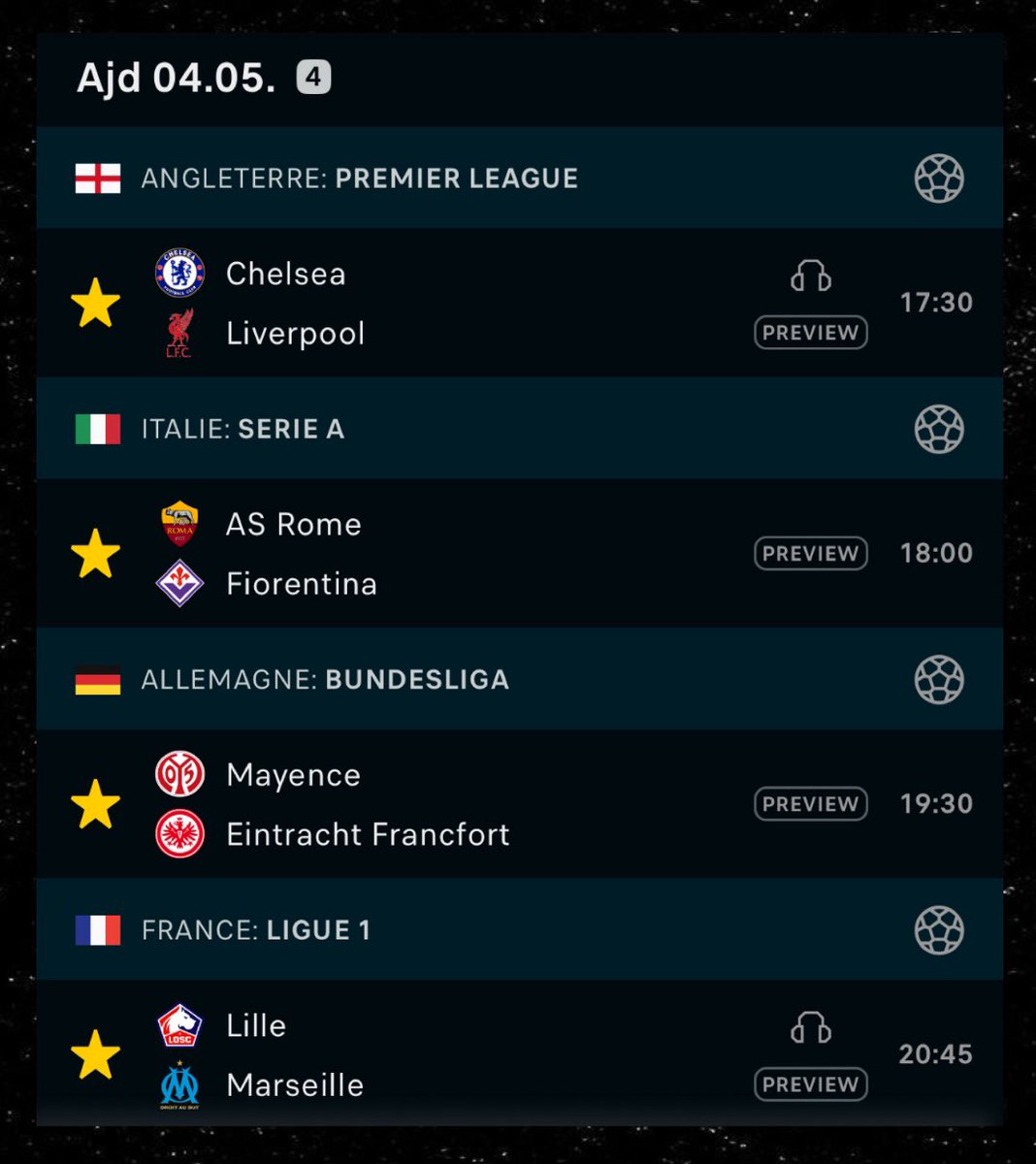 sensations_foot's tweet image. Salut le peuple !

👀Grosse journée hier + gros matchs ciblés aujourd’hui = objectifs élevés pour les analyses du jour…

100 REPOSTS = 1 match 
200 = 2 matchs 
300 = 3 matchs 
400 = les 4 matchs 🥵

À vous de jouer, vous allez décider du niveau de mon repos en ce dimanche 🤣