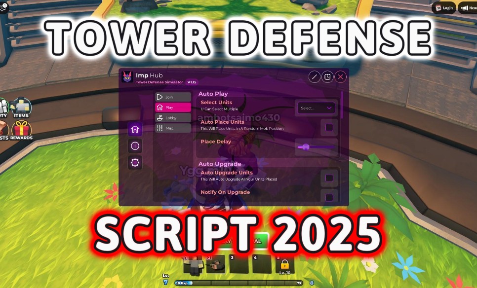 venuslockscript's tweet image. 🏰 NEW TOWER DEFENSE SIMULATOR SCRIPT 🔥
✅ Auto Win
✅ Auto Farm
✅ Works 2025
📥 Get it here: venuslockscript.com/tower-imphub
#RobloxScript #TowerDefenseSimulator #AutoFarm #executors #Robloxscripts