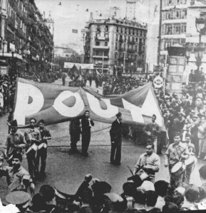 🔴#ÚLTIMAHORA | El Partido Obrero de Unificación Marxista (POUM) se suma abiertamente a la insurrección anarquista de Barcelona, levanta la bandera de la revolución y llama a sus militantes a tomar la Generalitat.