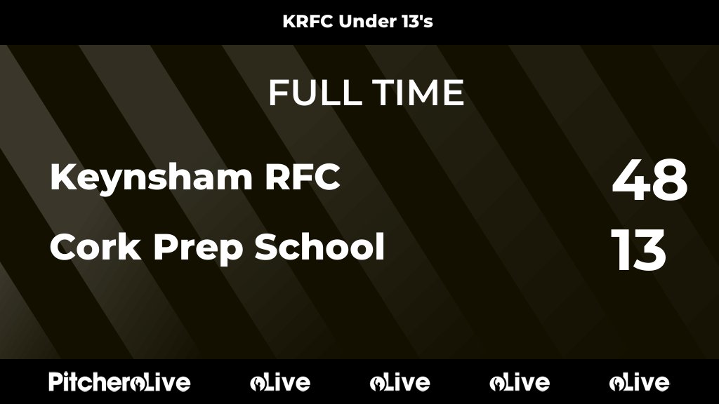 FULL TIME: Keynsham RFC 48 - 13 Cork Prep School / Bath Rugby
#KEYCOR #Pitchero
keynshamrfc.com/teams/254005/m…