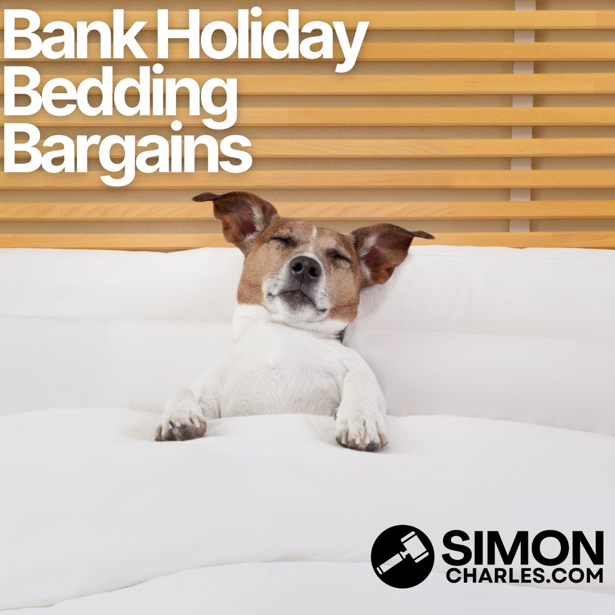 SimonCharlesUK's tweet image. 🛏️ Bank Holiday Bedding Bargains! 🛍️

Drift into comfort for less this Bank Holiday with unbeatable bedding deals at Simon Charles!
🛌 Luxury sheets, duvets &amp;amp; pillows
💸 Massive savings

Don’t sleep on it!

#SimonCharles #BeddingSale #BankHolidayDeals #Auction  #BankHoliday