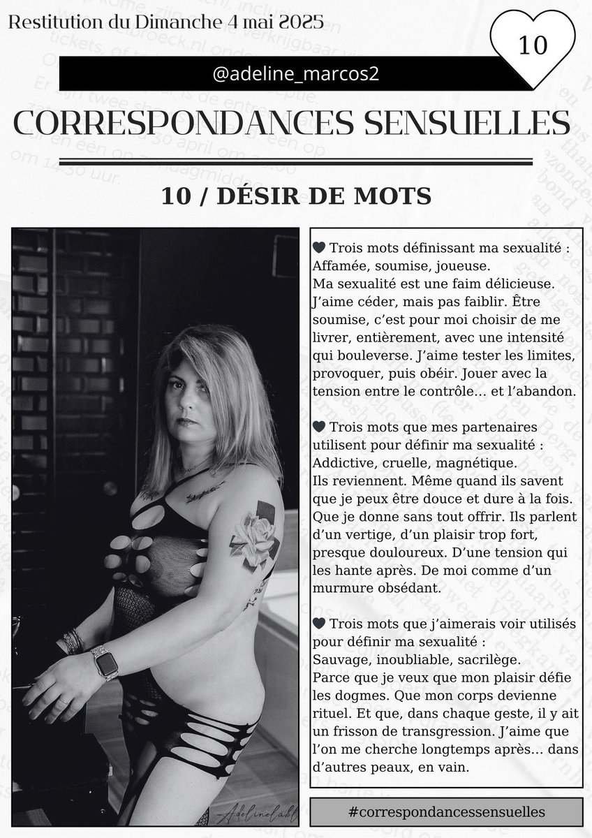 adeline_marcos2 (@adeline_marcos2) on Twitter photo Voici ma nouvelle #correspondancessensuelles avec <a href="/Desirdesmots/">Correspondances avec Matthieu</a>
<a href="/leloungesexy/">π
π
π
π
π
€π
π
π
</a> <a href="/DLingeriesexy/">ππ»ππππππ£πππ€ππ©πͺπ #π
π³πΉ</a> <a href="/lafrancecoquine/">La France Coquine</a> <a href="/AmatriceFr/">Amatrices FR</a> <a href="/Body_Art_be_fr/">Sex and Body Art π</a> <a href="/BoobsDiscret/">boobs discret 2k π€£</a> <a href="/CRAZYNUDEART2/">ππππππππ£π’ππππππππ</a> <a href="/OrgasmicGroup/">Virtual Orgasmic Group 20k π</a> <a href="/_coyotes_girls/">Coyote girls</a> Voici ma nouvelle #correspondancessensuelles avec <a href="/Desirdesmots/">Correspondances avec Matthieu</a>
<a href="/leloungesexy/">π
π
π
π
π
€π
π
π
</a> <a href="/DLingeriesexy/">ππ»ππππππ£πππ€ππ©πͺπ #π
π³πΉ</a> <a href="/lafrancecoquine/">La France Coquine</a> <a href="/AmatriceFr/">Amatrices FR</a> <a href="/Body_Art_be_fr/">Sex and Body Art π</a> <a href="/BoobsDiscret/">boobs discret 2k π€£</a> <a href="/CRAZYNUDEART2/">ππππππππ£π’ππππππππ</a> <a href="/OrgasmicGroup/">Virtual Orgasmic Group 20k π</a> <a href="/_coyotes_girls/">Coyote girls</a>