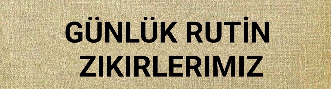 Müminin Günlük Virdi 

1-)Bugün kimin gönlünü kırdım diye düşünmek
 
2-)Her gün evden çıkarken aileyi hoşnut tutmak 

3-)Günde 100 kez "sübhanallahi ve bihamdihi" demek 

4-)Günde 100 kere "estağfirullah" demek
 
5-)Her gün 100 300 salavat getirmek 

6-)Her gün Kur'an'ı okumak