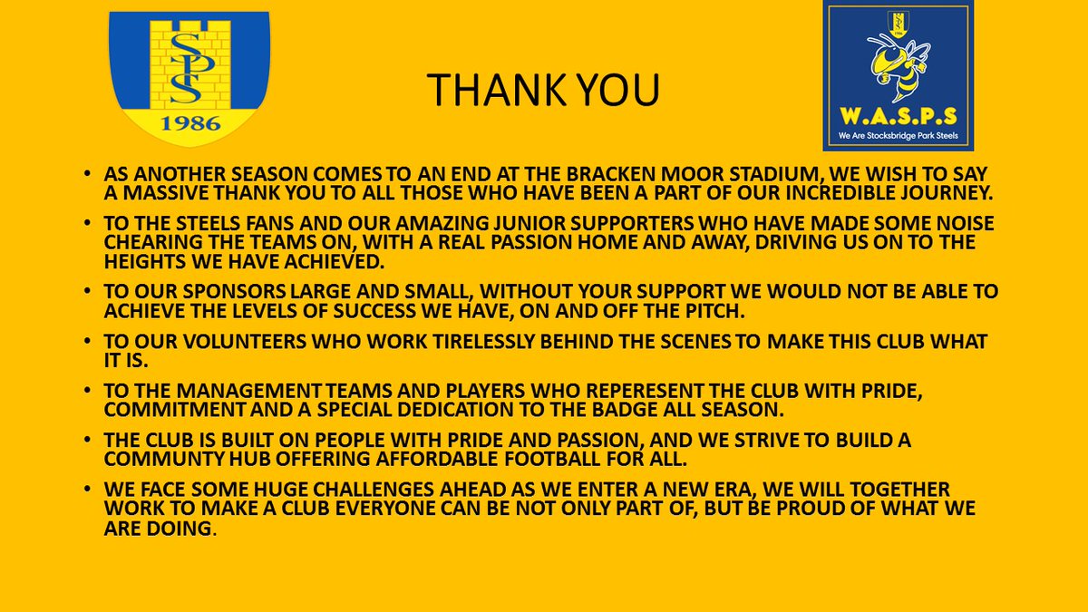 parksteelsfc's tweet photo. THANK YOU https://t.co/dtulwV1HKS