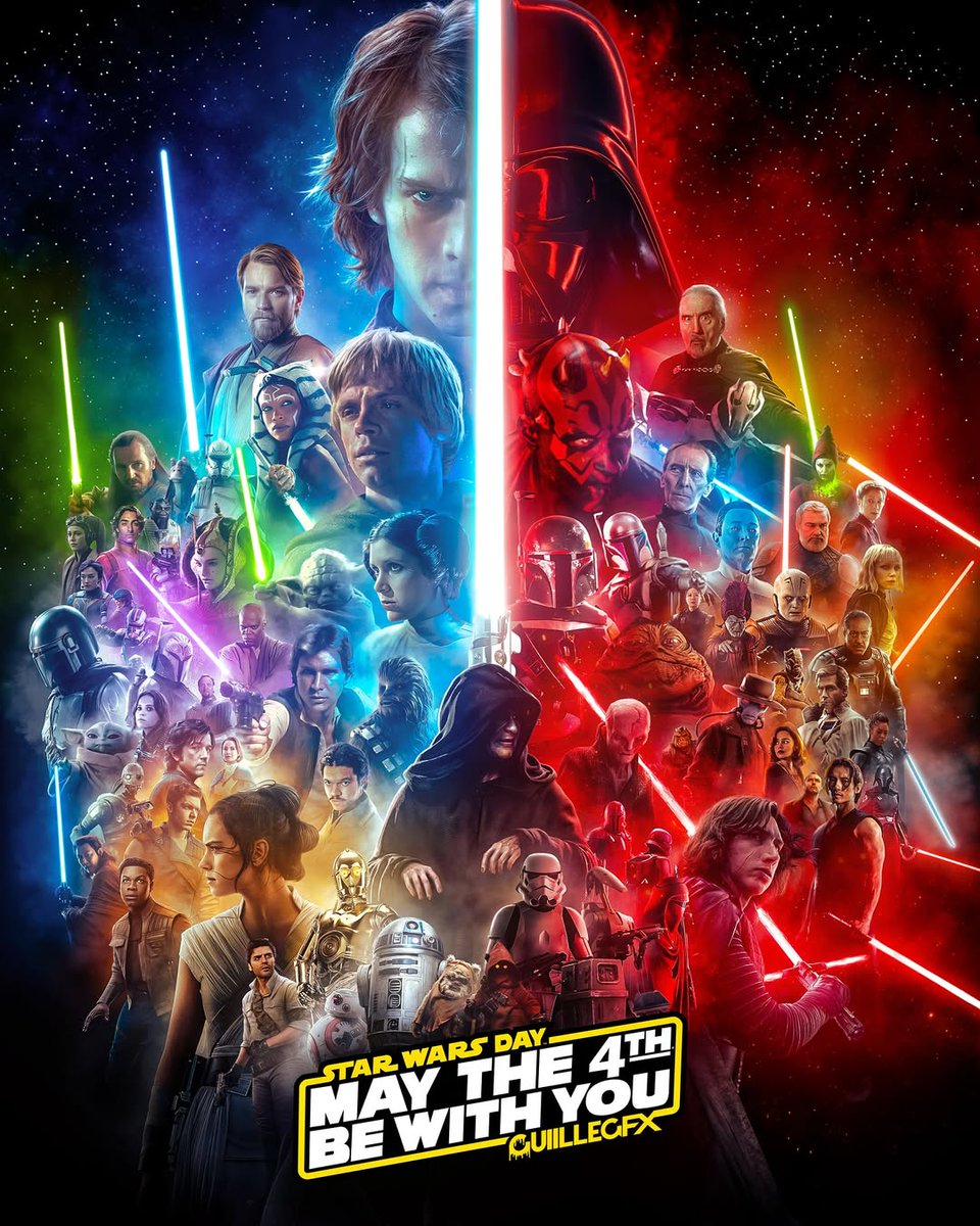 FELIZ MAY THE 4TH!!! (Arte por @guiillegfx)