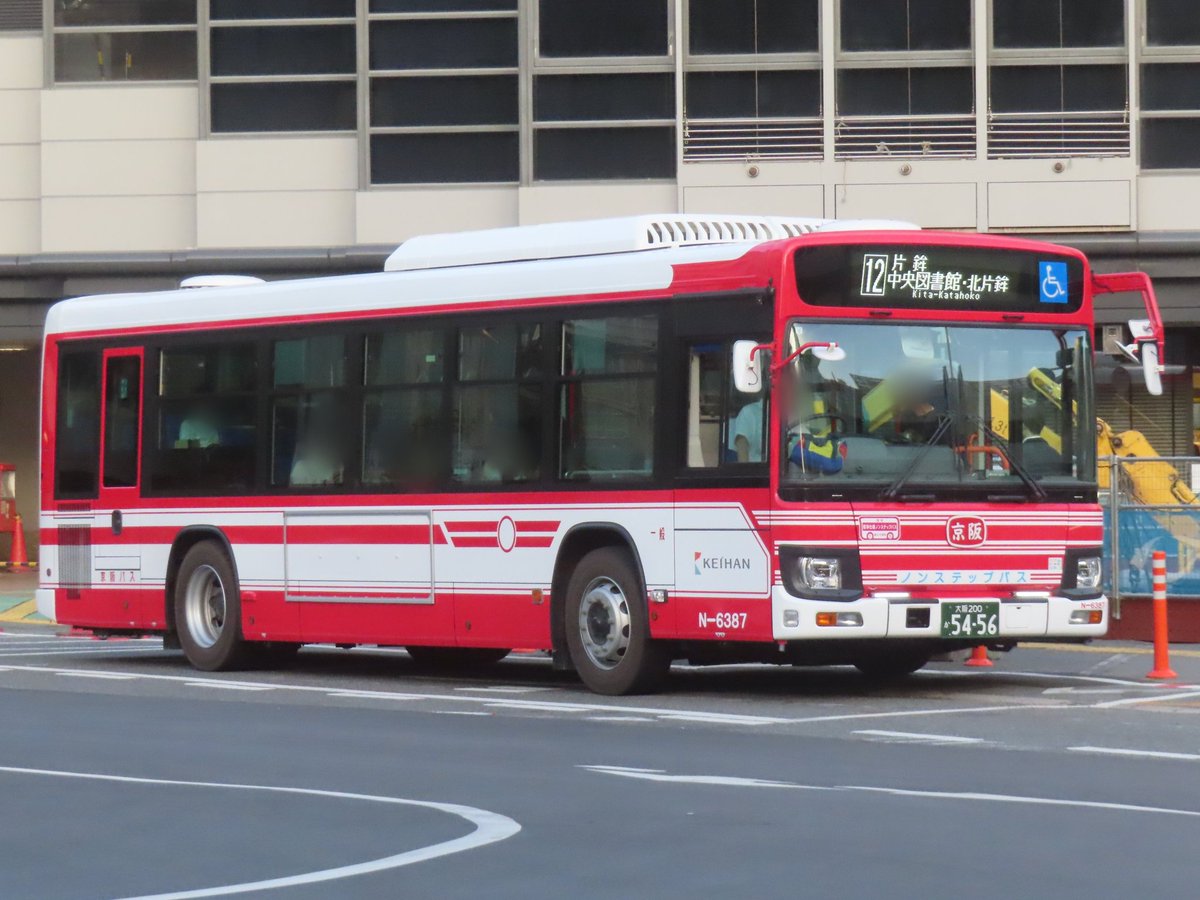 5/4 京阪バス 枚方(営)N-6387/N-6390/N-6391 いすゞ2RG-LV290N4 その後