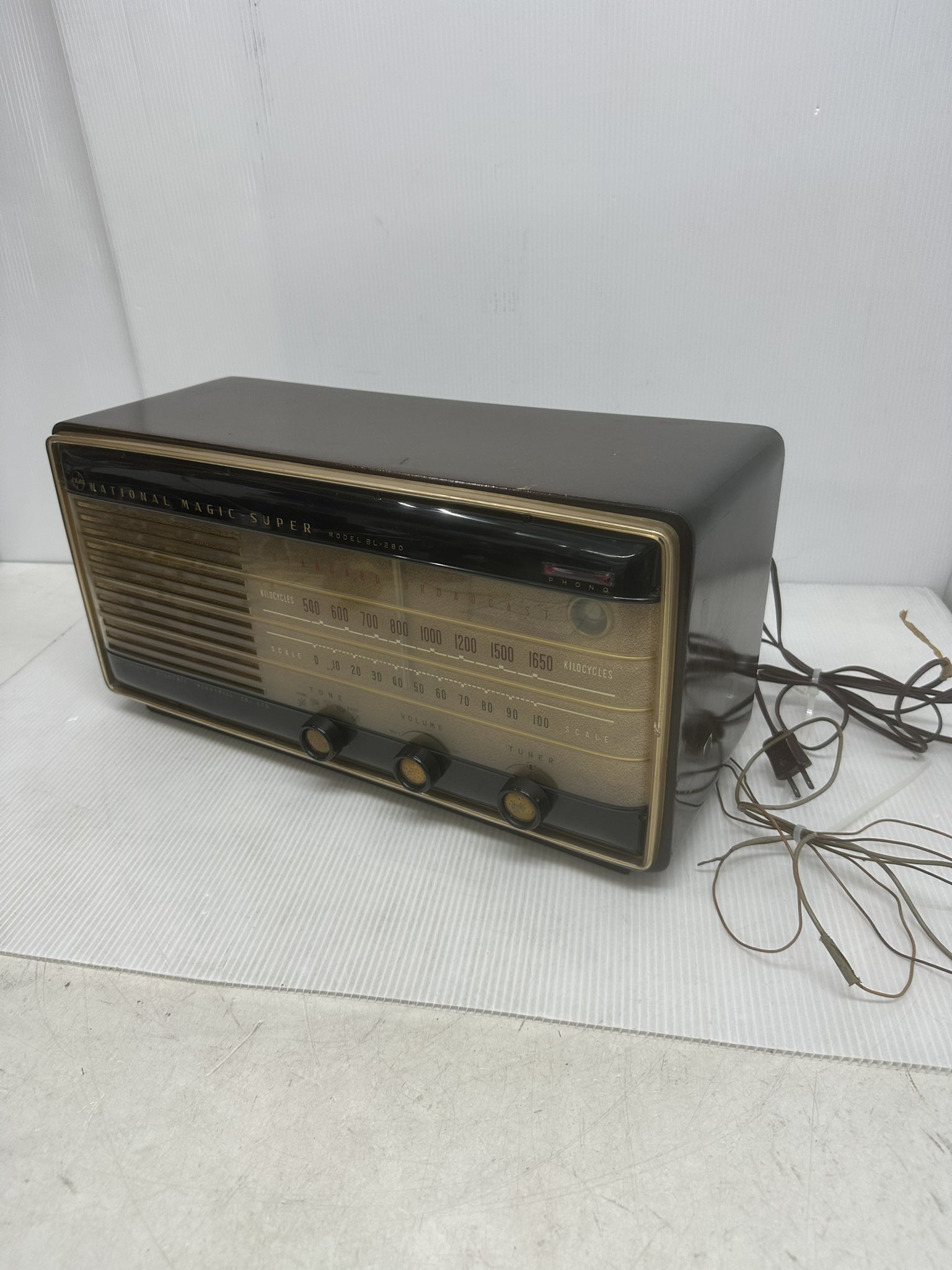 名機 松下電器 National 真空管ラジオ　BL-280 前期型 名機 松下電器 National 真空管ラジオ BL-280 前期型