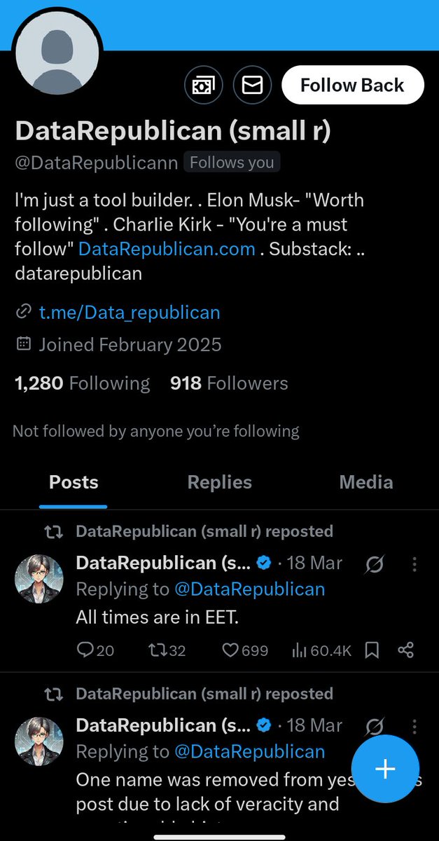 @YegTomBraid (@yegtombraid) on Twitter photo Hey <a href="/DataRepublican/">DataRepublican (small r)</a> I thought copycat accounts were not allowed anymore? Person even pins your X post to make it look more like you. Add an extra "n" that's it. Same Bio etc Hey <a href="/DataRepublican/">DataRepublican (small r)</a> I thought copycat accounts were not allowed anymore? Person even pins your X post to make it look more like you. Add an extra "n" that's it. Same Bio etc
