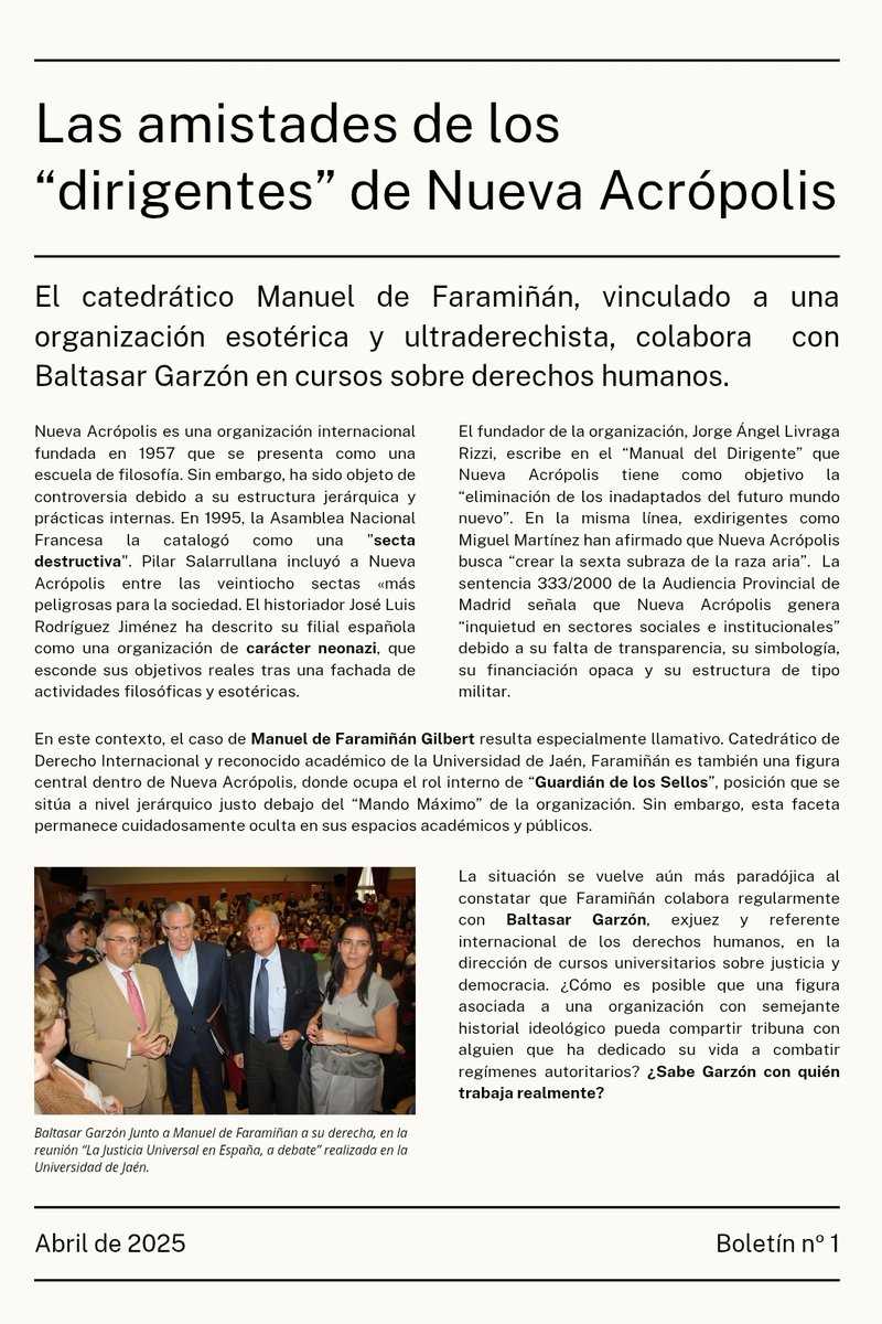 TeoDocs23's tweet image. canva.com/design/DAGkiLu… (enlace para acceder al &quot;boletín). Quizás pueda entenderse por qué no denunciamos. En un párrafo lo explicamos.