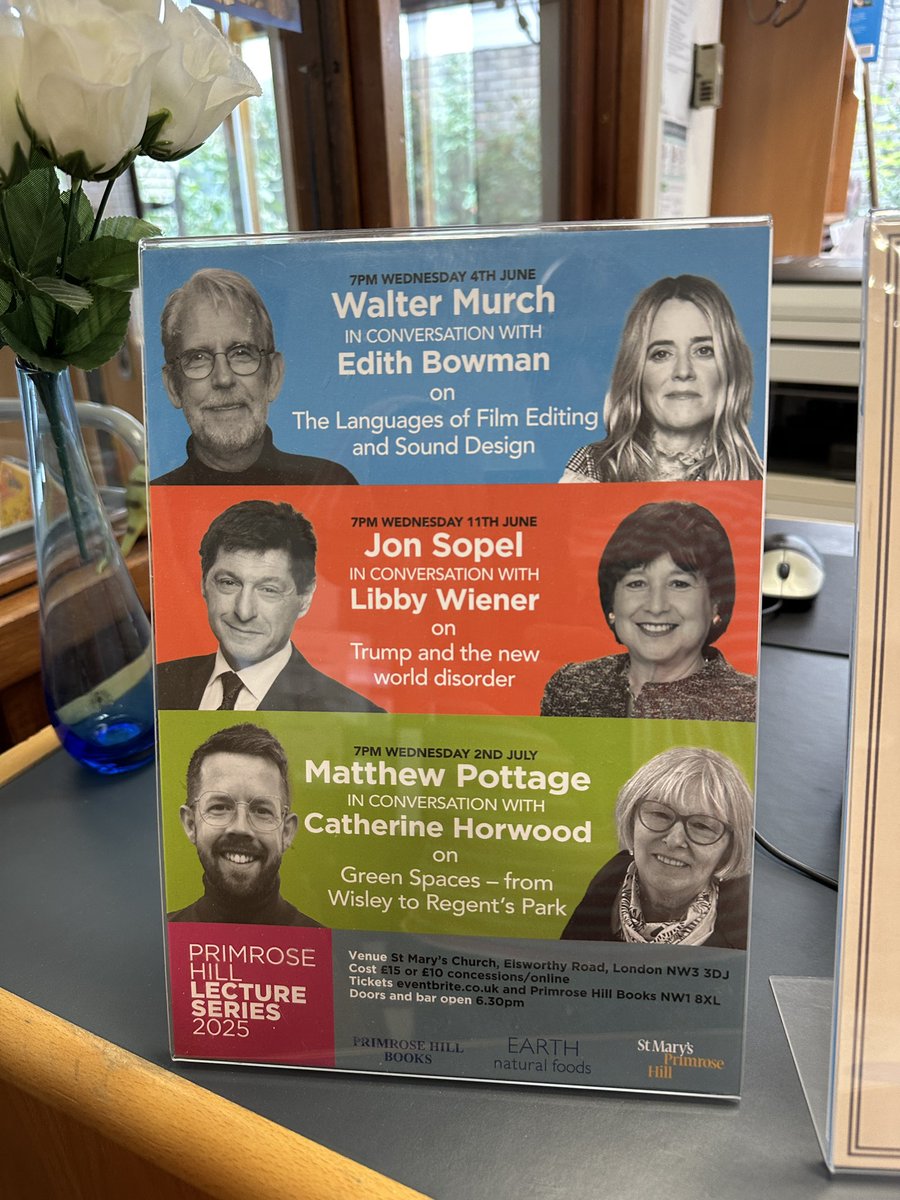 Walter Murch at St Mary’s Church in Primrose Hill London 

4th June 7pm

Tickets 

eventbrite.co.uk/e/phls-walter-…