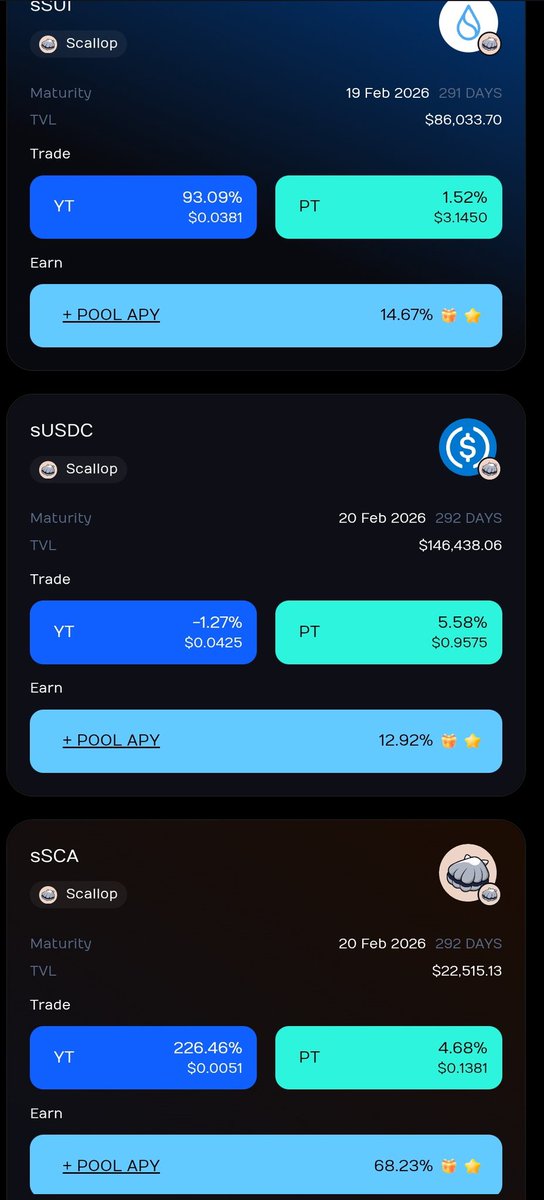 Sammy.sui (@sammy_cryptguy) on Twitter photo GNemo Guys.🩵
It's another day to tell you about <a href="/nemoprotocol/">Nemo Protocol</a>. The First Ever Native Yield Trading Protocol on <a href="/SuiNetwork/">Sui</a>!
<a href="/nemoprotocol/">Nemo Protocol</a> offers various pools for staking such as
➠ LST's → sSUI, afSUI, haSUI, vSUI and many more..
➠ LENDING ASSETS → sUSDC, sSCA and many GNemo Guys.🩵
It's another day to tell you about <a href="/nemoprotocol/">Nemo Protocol</a>. The First Ever Native Yield Trading Protocol on <a href="/SuiNetwork/">Sui</a>!
<a href="/nemoprotocol/">Nemo Protocol</a> offers various pools for staking such as
➠ LST's → sSUI, afSUI, haSUI, vSUI and many more..
➠ LENDING ASSETS → sUSDC, sSCA and many