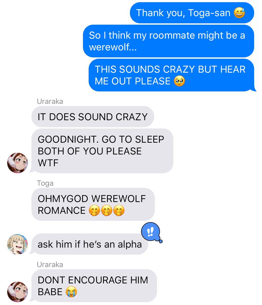 #bkdk socmed au where izuku is somehow convinced that his new roommate is a werewolf shifter 🐺