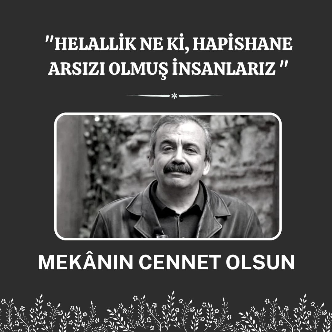 Sevgiyle özlemle. Kendisine allahtan rahmet sevenlerine başsağlığı diliyorum. #SırrıSüreyyaÖnder