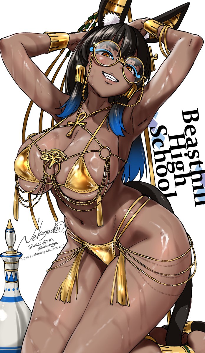 GWなのでゴールデンビキニ🐶🔼✨
#私立けものがおか学園