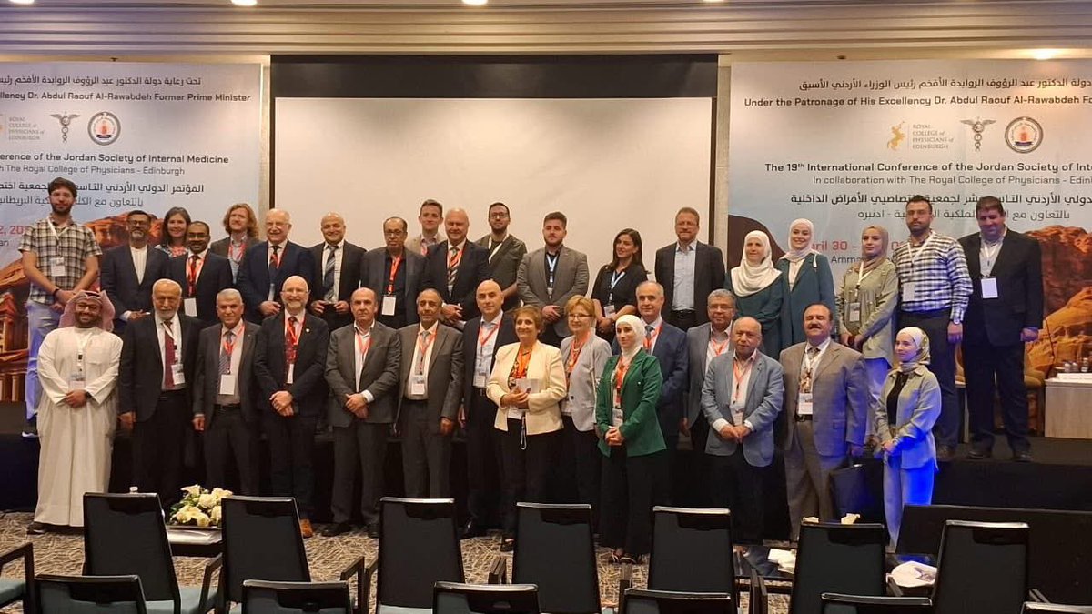 CPJMEdinburgh's tweet image. A wonderful few days in Amman, Jordan at the 19th International Conference of the Jordan Medical Society at the invitation of Prof Ghnaimat. With @AAlMohammad87 @AOlssonBrown @breenneurology and others @RCPEdin Welcome and hospitality, as always, exemplary.