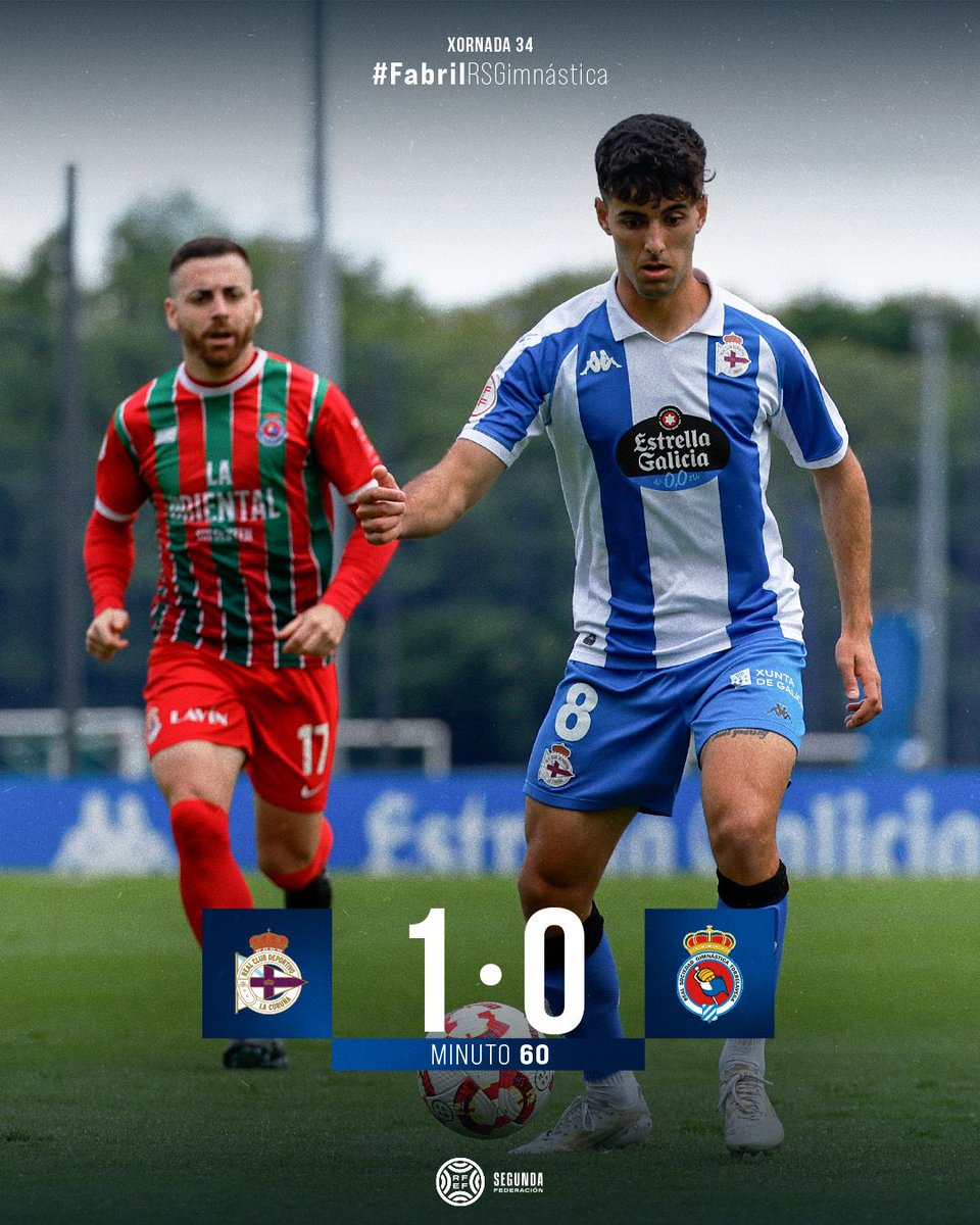 DeporCanteira's tweet photo. Menos de media hora para o final!

⏱️ 60’ | 1️⃣ - 0️⃣ |

#FabrilRSGimnástica

📺 https://t.co/rul0Xy8uxd https://t.co/FZ5xGbkGw8