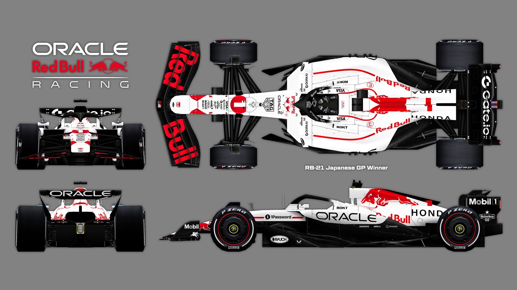 Yuki Tsunoda & Max Verstappen ポストカードセット Spark 1:43 Yuki Tsunoda RB VCARB 01 #22 7th Miami GP Formula