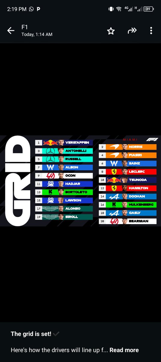 We go now to Miami