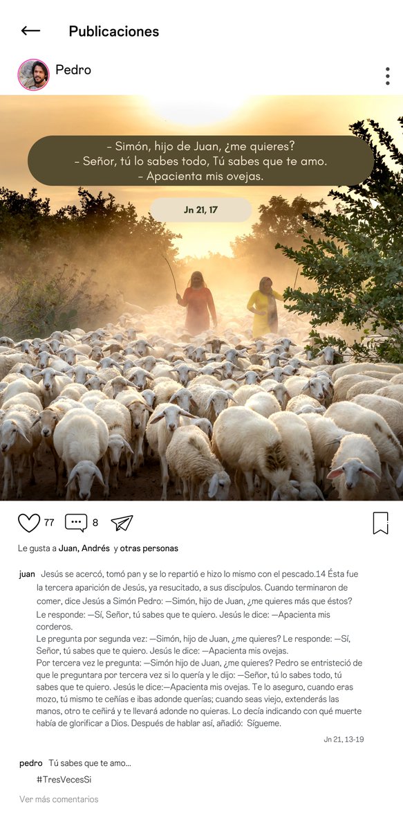 ▶️Y, después de todo, un "tú sabes que te amo", de Pedro, que reconcilia sus dudas y miedos con el Resucitado. 

sites.google.com/colegiosdehoni…

#dehonianos #jóvenesdehonianos #Pascua