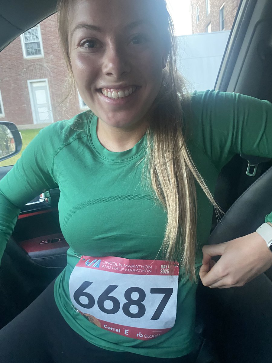 Half Marathon this morning for <a href="/sydneyhobza/">sydney</a>   It’s always good to get her back to the University of Nebraska-Lincoln, the greatest university ever (patent pending)