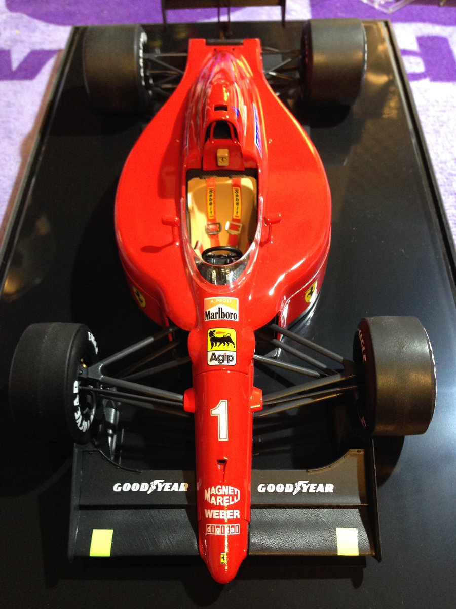 フジミ　フェラーリ　641/2です。#フィニッシャーズ　のシートベルトだけ奢って作りました。カウルが合わないのが苦労しました😅