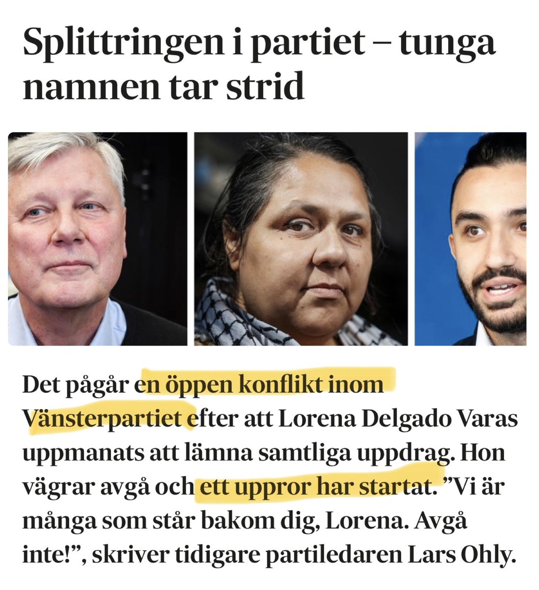 Vänsterpartiet bör splittras i ett kommunistiskt och ett antisemitiskt parti.