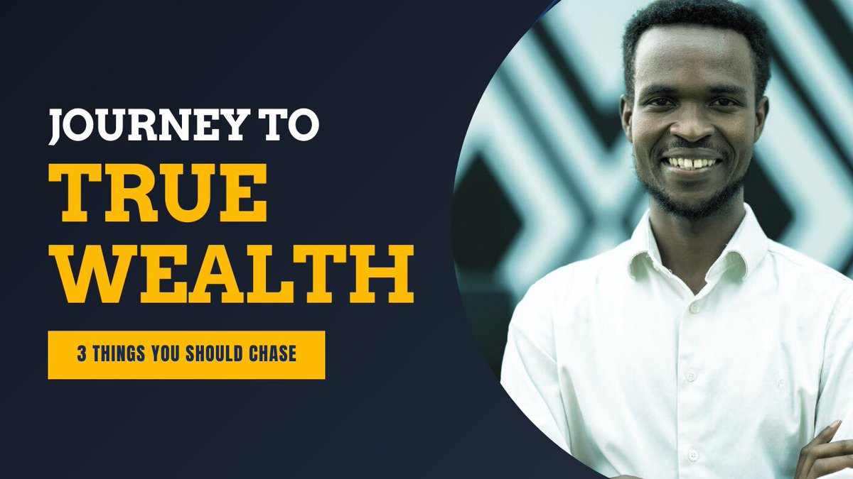 J. Eric Niyitanga (@jeaneric01) on Twitter photo What is true wealth?
Explore more 3F of true #wealth : Fitness, Family, Freedom (inspired from Millionaire fastlane <a href="/MJDeMarco/">MJ DeMarco</a>
Link: m.youtube.com/watch?v=o-crs_… What is true wealth?
Explore more 3F of true #wealth : Fitness, Family, Freedom (inspired from Millionaire fastlane <a href="/MJDeMarco/">MJ DeMarco</a>
Link: m.youtube.com/watch?v=o-crs_…