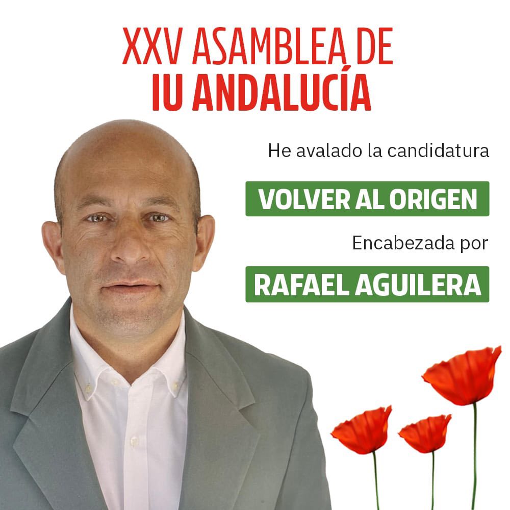 🔻Estas son las dos candidaturas a nivel provincial y andaluz que he decidido avalar en este proceso asambleario y de las cuales tengo el honor de formar parte. Ambas representan el sentimiento que me hizo aterrizar en Izquierda Unida.
militancia.izquierdaunida.org