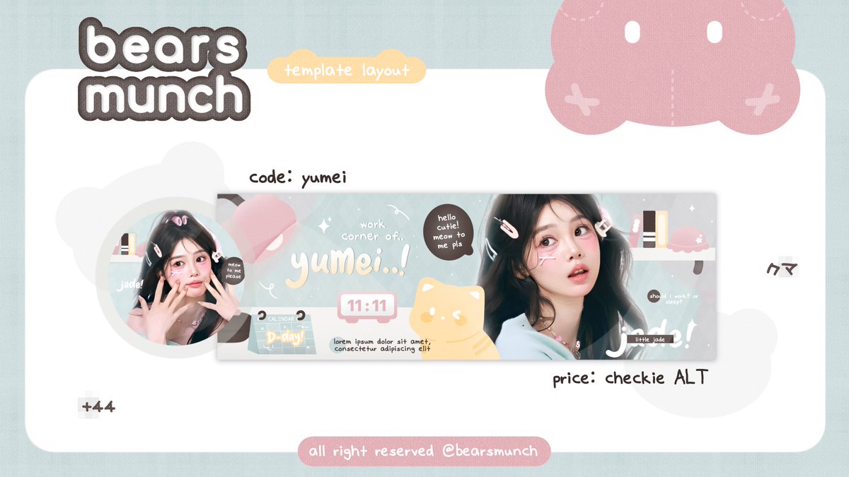 bearsmunch's tweet image. RT will be appreciated!

Aku ada template layout yang bisa dijemput sekarang via dm🧸🧺  semua elemen handdrawn dan bisa direcolor🫶🏻

Psst… checkie ALT buat harganya-nya!

#zonauang