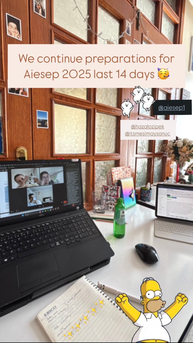Ipeksgo's tweet image. We are very excited. We continue to work as Turkey team. @AIESEP2025 conference will be great. See you there. 🥳✨🌼🤩

@zhazalozipek @simaysanuc