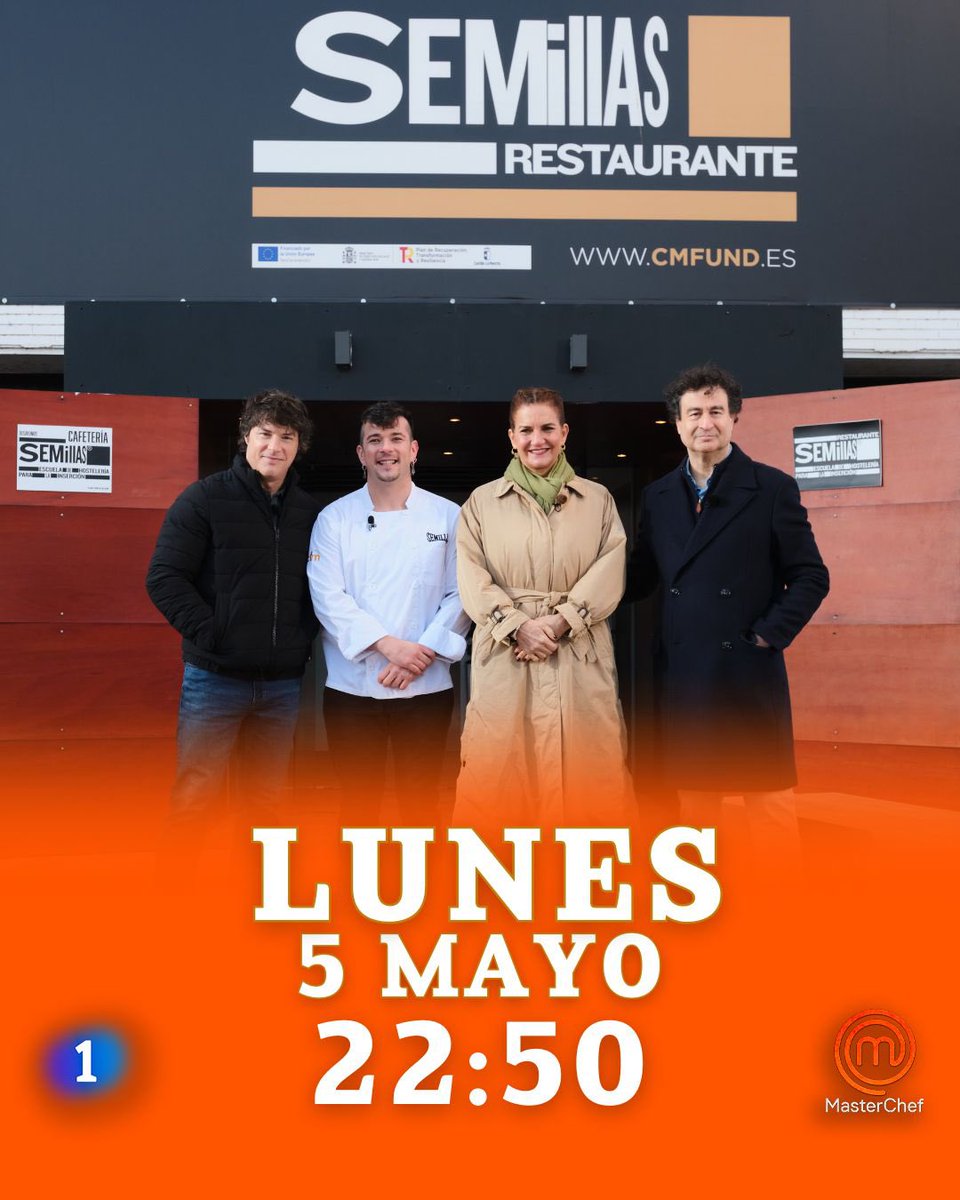 Este lunes visitamos “Semillas” de <a href="/carlosmchef3/">Carlos Maldonado</a>. ¡Va a ser muy especial! Nos vemos a las 22.50H en <a href="/La1_tve/">La 1</a> rtve.es/masterchef