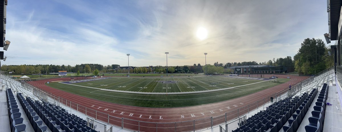 GOOOOOOD MORNING!😎

The sun is shining in Easton as we get ready for Day ✌️ of the #NECTrack Championships!

Field events start at 9:30am and track events begin at 12pm‼️

🏟️ W.B. Mason Stadium
📺 necfrontrow,com 
🗓️ Schedule: northeastconference.org/documents/2025…

#NECchamps🏆