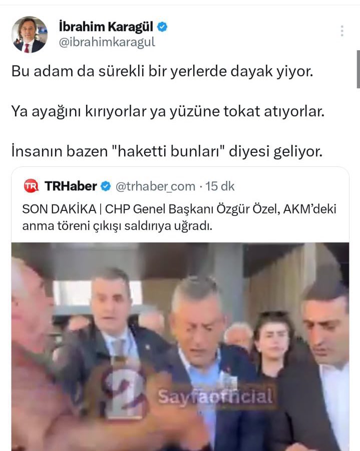 Silmekle kurtulamazsın. 

Hesap vereceksin!