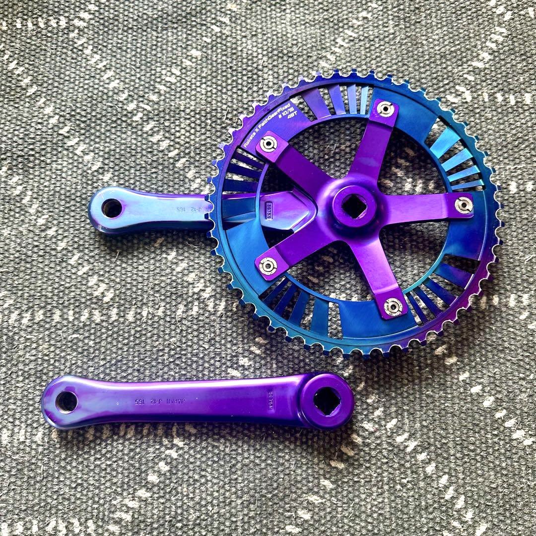 MASH X Sugino 75 Purple/Blue クランク　BB ピスト MASH X Sugino 75 Purple/Blue クランク BB ピスト 【公式通販】