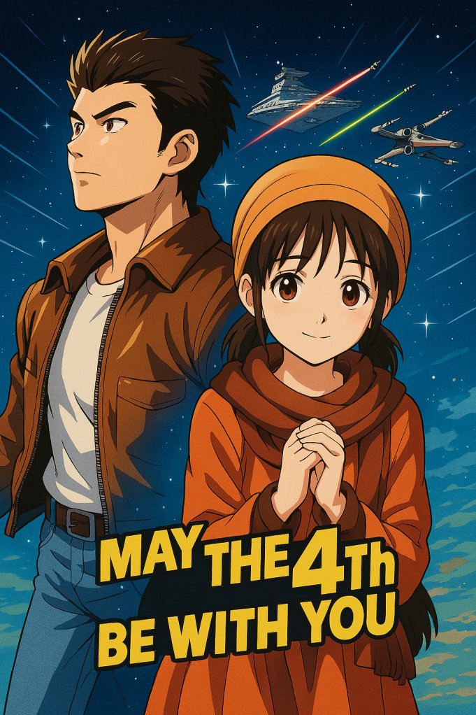 #MayThe4thBeWithYou from all of the #Shenmue Community!

#LetsGetShenmue4
