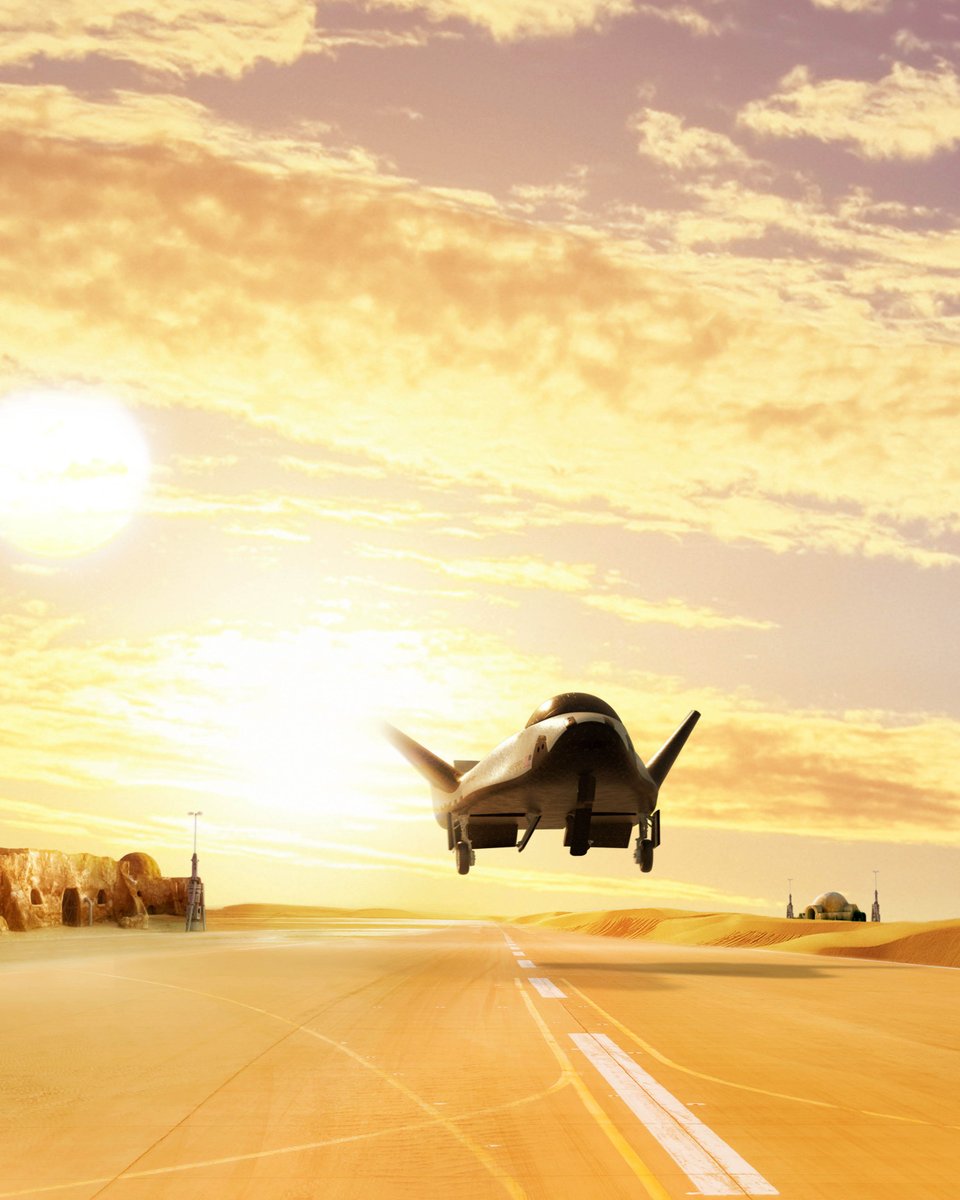 Dream Chaser: Capable of landing on any commercial runway in the galaxy.

#MayThe4thBeWithYou #StarWarsDay