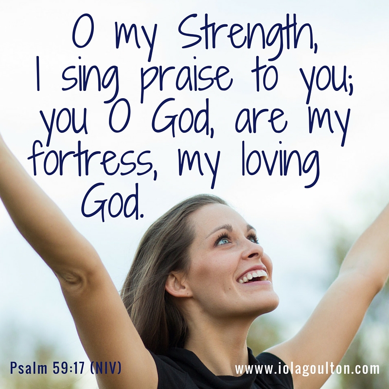 A thought for today from Psalm 59:17:
#Bible #VOTD