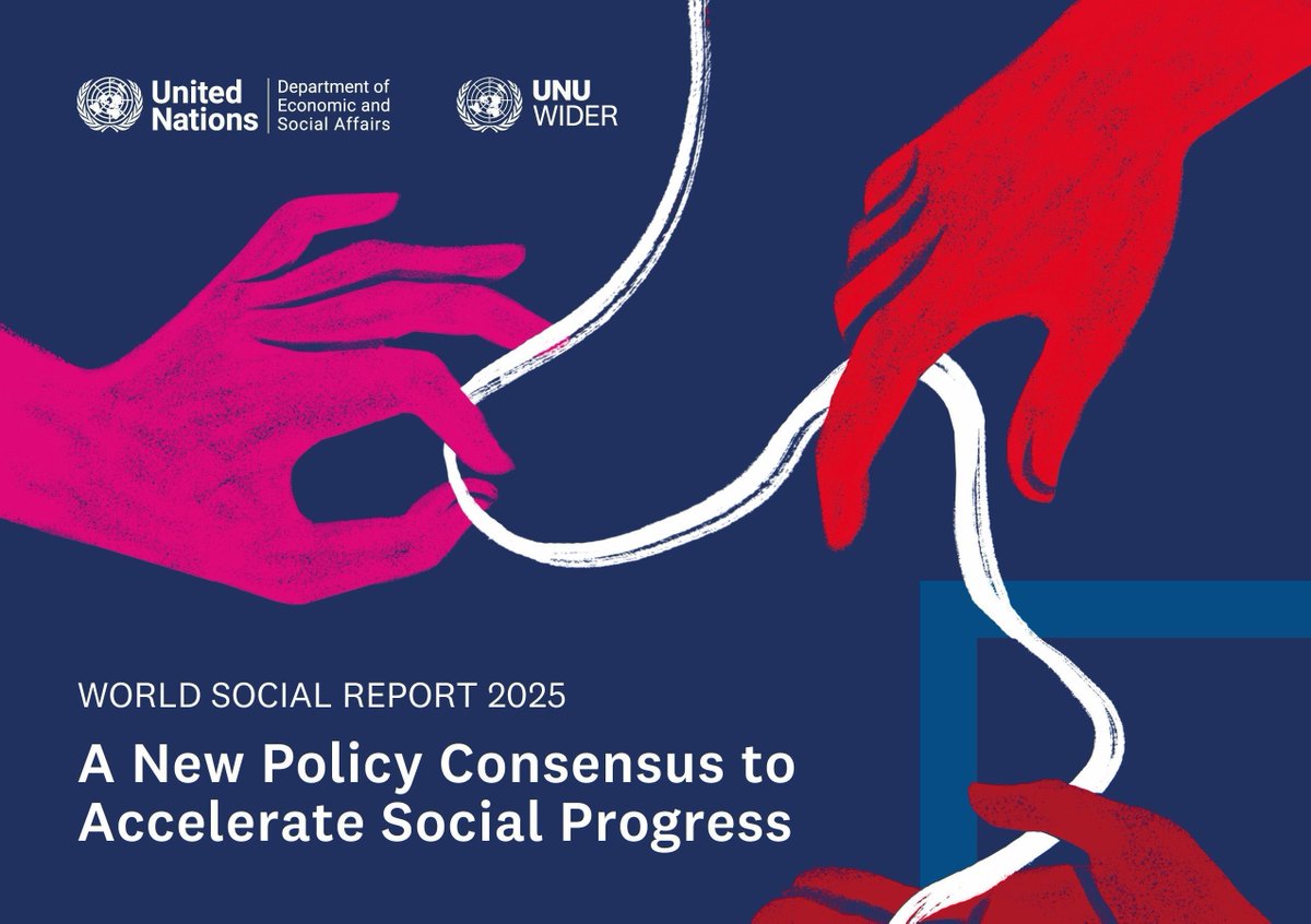 Economic insecurity, growing levels of inequality, social fragmentation: 

➡️ The newly released #WorldSocialReport 2025 calls for urgent policy action to restore trust and social cohesion globally. 

buff.ly/5qTN0Ct