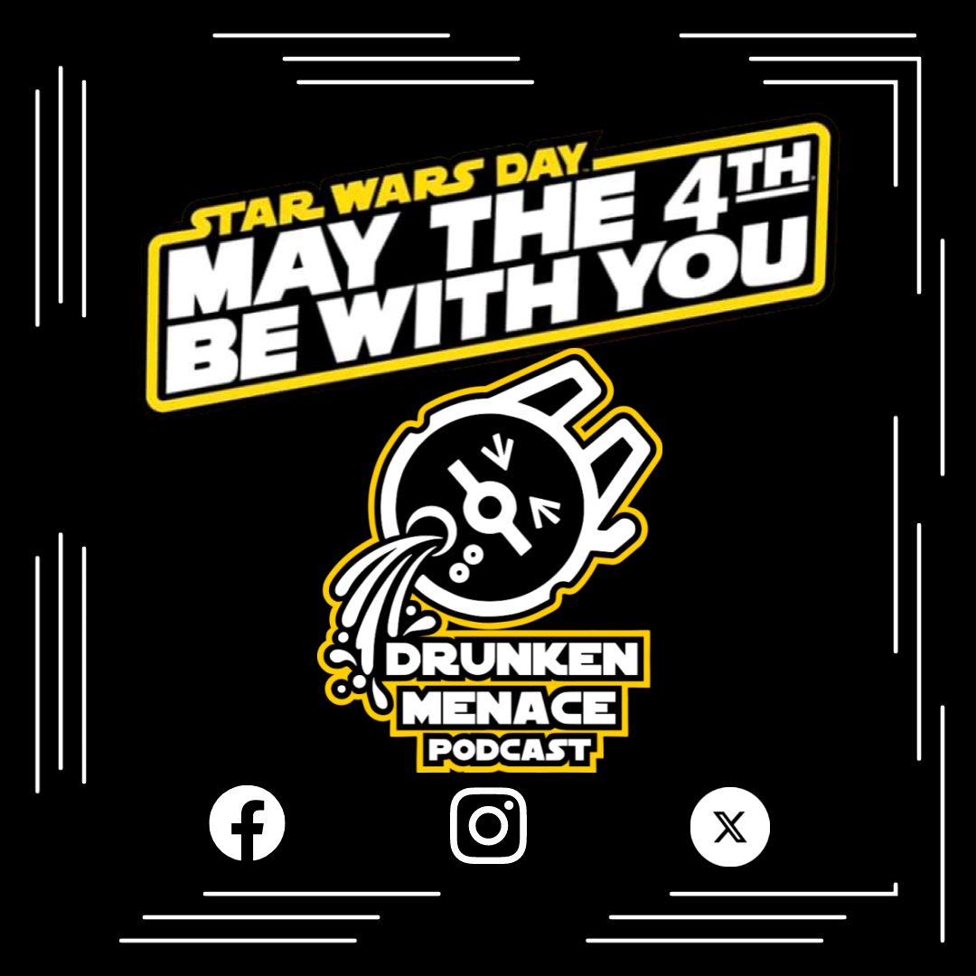 PodcastMenace's tweet photo. May the Fourth be with you, you filthy rebels! And may your booze be strong and your arguments about canon be even stronger! #StarWarsDay #MayThe4th #GeekOut #DrunkAndNerdy #StarWars https://t.co/x2lfh3SDFf