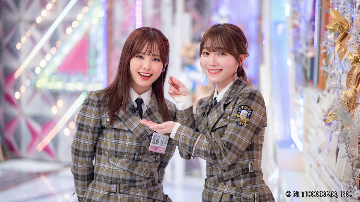 このあと1:20から独占配信📢 ＼ 🤏#ちょこさく🌸 ◤#櫻坂46